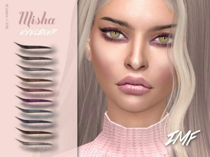 Misha Eyeliner N.116 By Izziemcfire 1 Misha Eyeliner N.116 By Izziemcfire Sims 4 CC