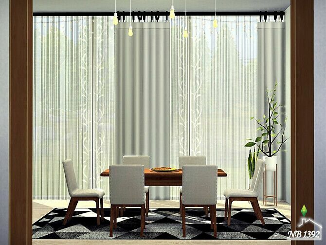 Moderato Dining Room By Nobody1392 2 sims 4 cc moderato dining room by nobody1392 2