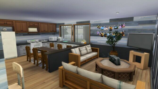 Modern Farmhouse For 2 Sims By Archie 3 sims 4 cc modern farmhouse for 2 sims by archie 2