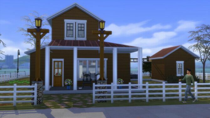 Modern Farmhouse For 2 Sims By Archie 4 sims 4 cc modern farmhouse for 2 sims by archie 3