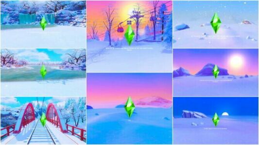 Mt. Komorebi Loading Screens At Katverse Sims 4 CC