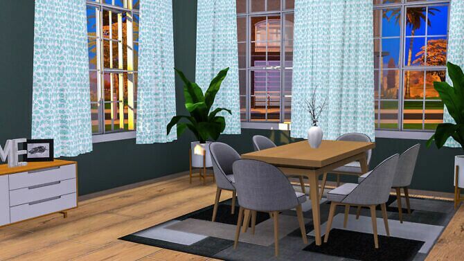 Oakley Dining At Sunkissedlilacs 1 Oakley Dining At Sunkissedlilacs Sims 4 CC