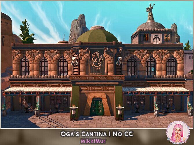 Oga’s Cantina At Mikkimur 1 Oga’s Cantina At Mikkimur Sims 4 CC