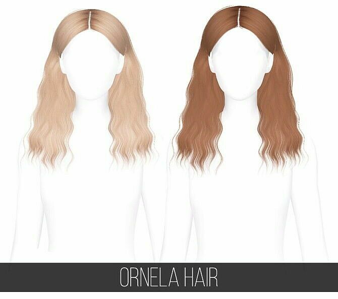Ornela Hair (Mesh Edit) At Fifths Creations 1 Ornela Hair (Mesh Edit) At Fifths Creations Sims 4 CC