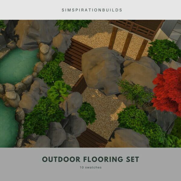 Outdoor Flooring SET At Simspiration Builds 1 Outdoor Flooring SET At Simspiration Builds Sims 4 CC