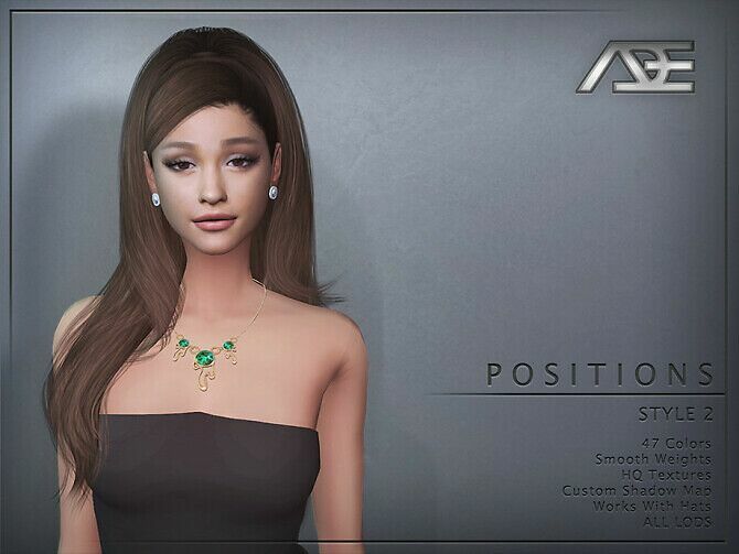 Positions Style 2 Hairstyle By Ade_Darma 1 Positions Style 2 Hairstyle By Ade_Darma Sims 4 CC