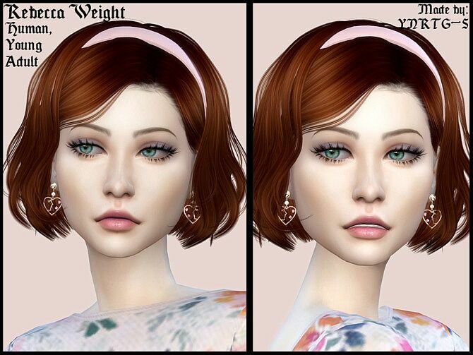 Rebecca Weight By Ynrtg-S 1 Rebecca Weight By Ynrtg-S Sims 4 CC