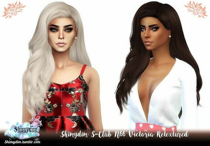 S-Club N66 Victoria Hair Retexture At Shimydim Sims 1 S-Club N66 Victoria Hair Retexture At Shimydim Sims Sims 4 CC