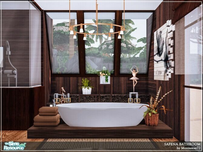 Safena Bathroom By Moniamay72 1 Safena Bathroom By Moniamay72 Sims 4 CC