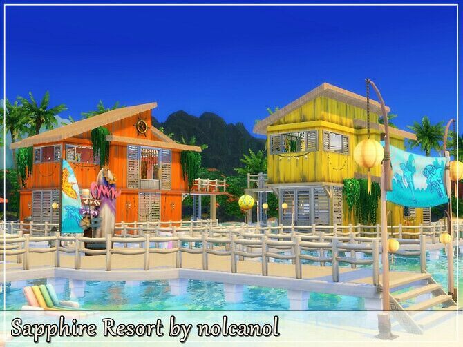 Sapphire Resort By Nolcanol 1 Sapphire Resort By Nolcanol Sims 4 CC