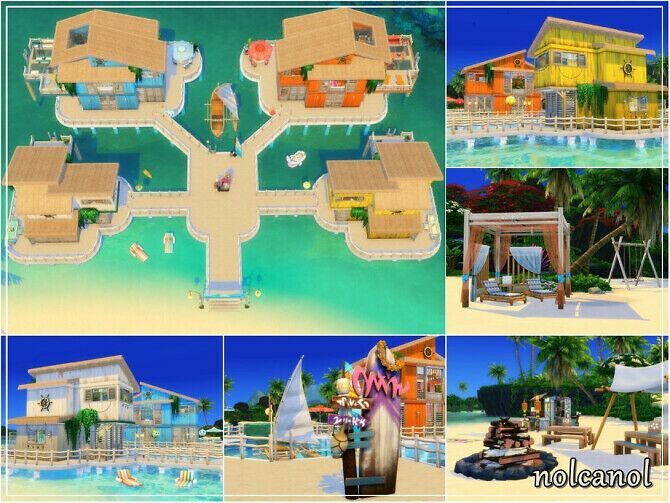 Sapphire Resort By Nolcanol 2 sims 4 cc sapphire resort by nolcanol 2