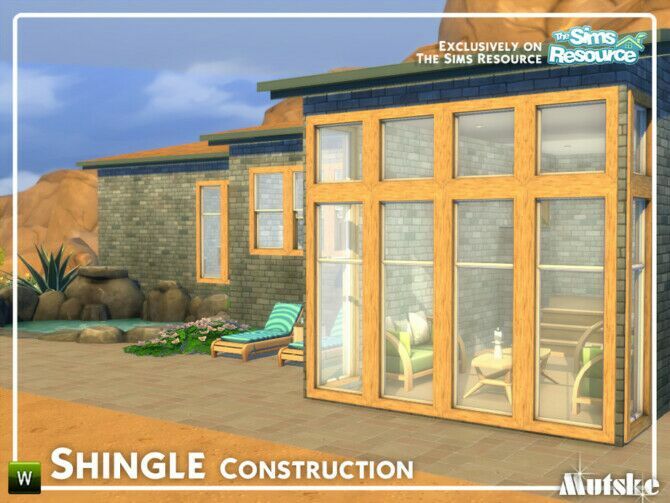 Shingle Construction Part 1 By Mutske 1 Shingle Construction Part 1 By Mutske Sims 4 CC