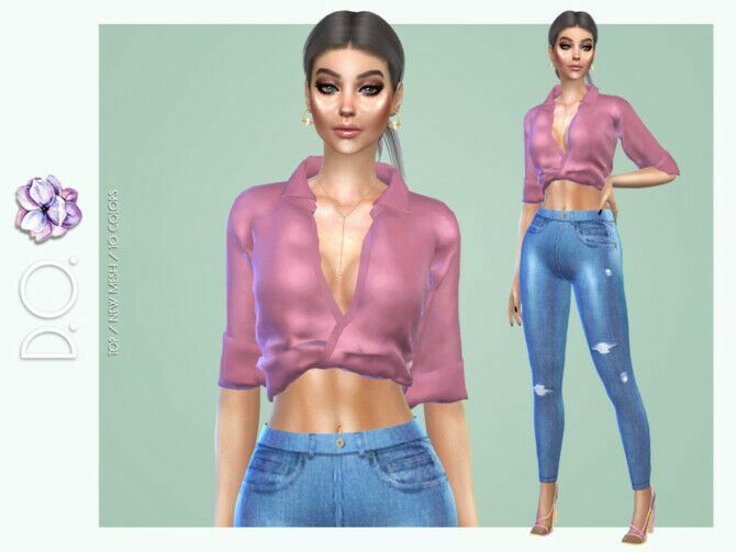 Shirt 96 By D.o.lilac 1 Shirt 96 By D.o.lilac Sims 4 CC
