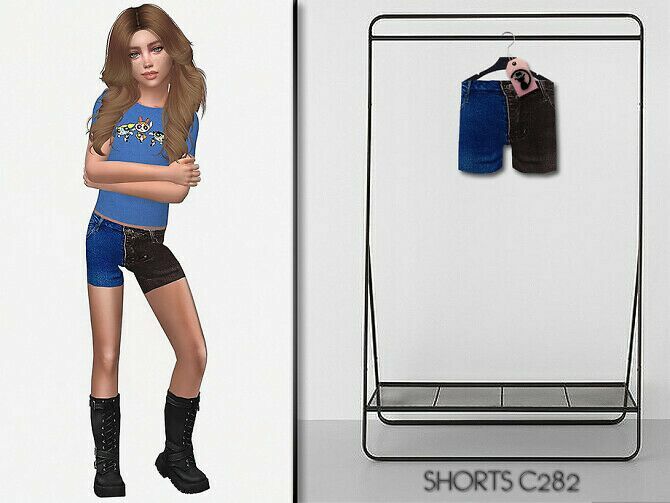 Shorts C282 By Turksimmer 1 Shorts C282 By Turksimmer Sims 4 CC
