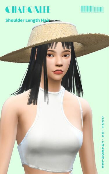 Shoulder Length Hair At Charonlee 2 sims 4 cc shoulder length hair at charonlee 2