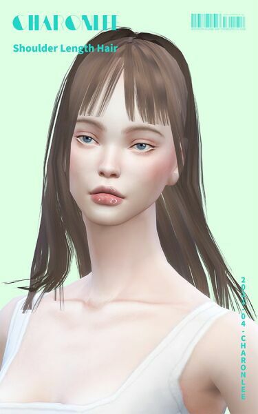 Shoulder Length Hair At Charonlee 3 sims 4 cc shoulder length hair at charonlee 3