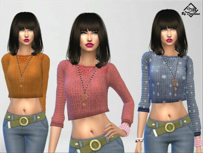 Spring Pullover By Devirose 2 sims 4 cc spring pullover by devirose 2