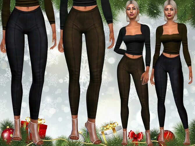 Suet Pants F By Saliwa 1 Suet Pants F By Saliwa Sims 4 CC