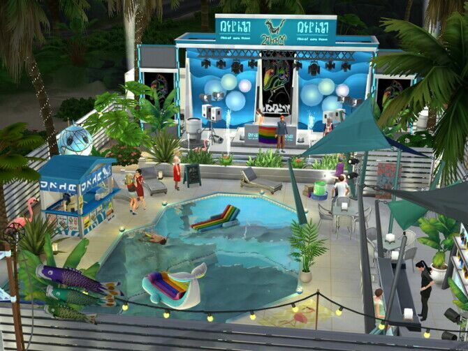 Summer Music Festival (Lounge) By Flubs79 1 Summer Music Festival (Lounge) By Flubs79 Sims 4 CC