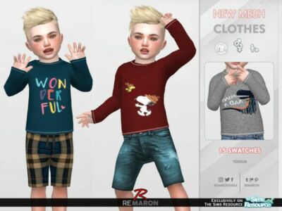 Sweater 01 Md T By Remaron Sims 4 CC