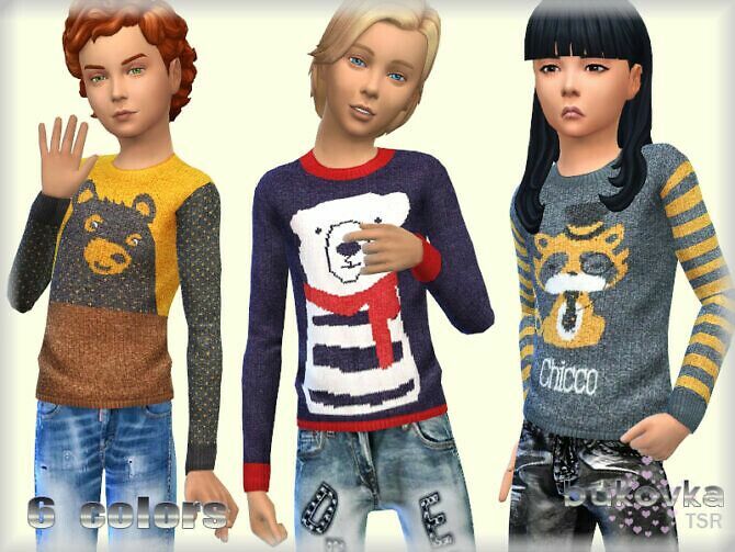 Sweater Child By Bukovka 1 Sweater Child By Bukovka Sims 4 CC