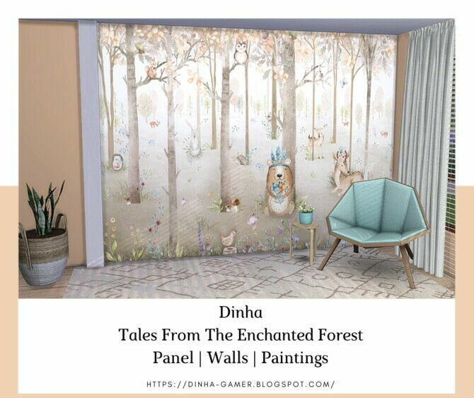 Tales From The Enchanted Forest Panel At Dinha Gamer 1 Tales From The Enchanted Forest Panel At Dinha Gamer Sims 4 CC