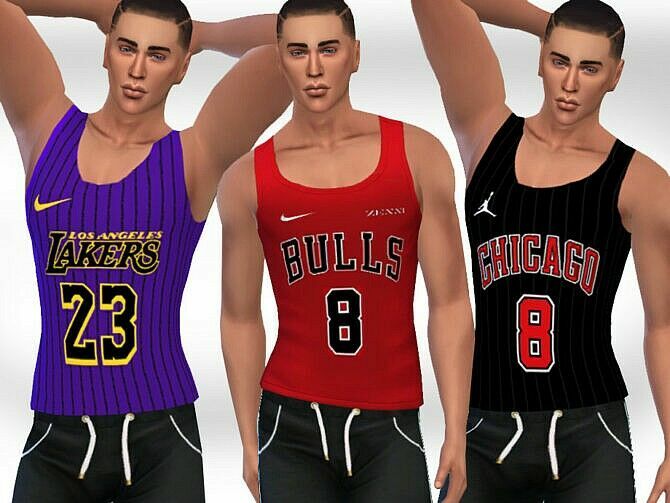 Tank Tops M By Saliwa 1 Tank Tops M By Saliwa Sims 4 CC