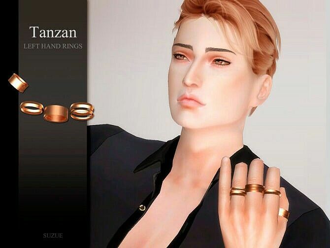 Tanzan Rings By Suzue 1 Tanzan Rings By Suzue Sims 4 CC