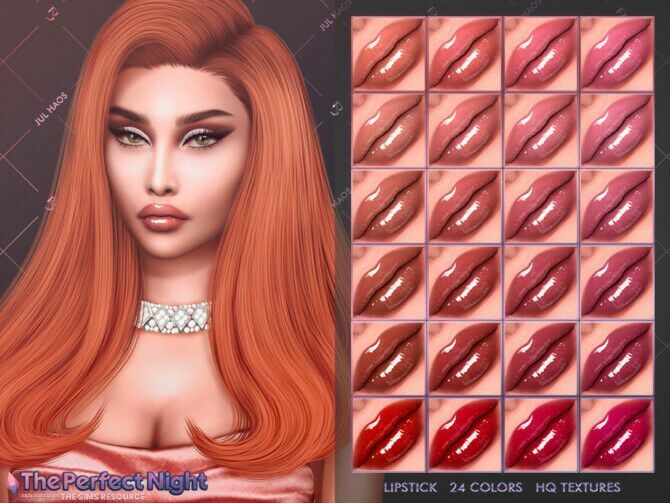 The Perfect Night Lipstick By Jul_Haos 1 The Perfect Night Lipstick By Jul_Haos Sims 4 CC