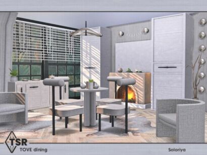 Tove Dining By Soloriya Sims 4 CC