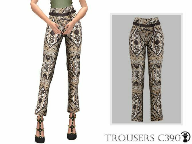 Trousers C390 By Turksimmer 1 Trousers C390 By Turksimmer Sims 4 CC