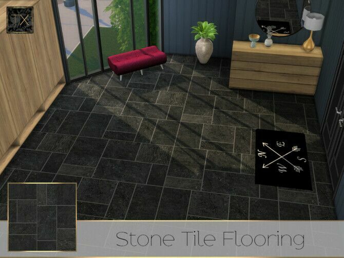 TX Stone Tile Flooring By Theeaax 1 TX Stone Tile Flooring By Theeaax Sims 4 CC
