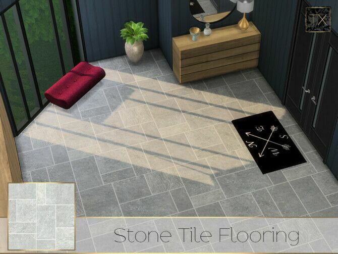 TX Stone Tile Flooring By Theeaax 3 sims 4 cc tx stone tile flooring by theeaax 2