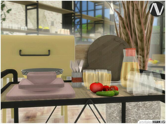Tyler Outdoor Dining Extra By Artvitalex 2 sims 4 cc tyler outdoor dining extra by artvitalex 3