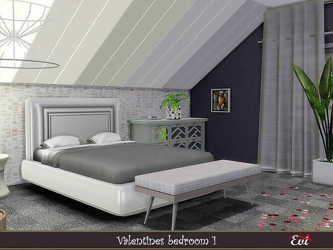 Valentine Bedroom 1 By Evi 1 Valentine Bedroom 1 By Evi Sims 4 CC