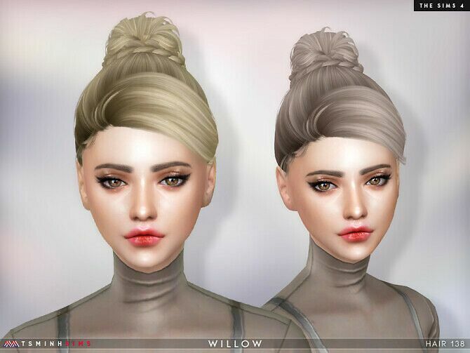 Willow Hair 138 By Tsminhsims 1 Willow Hair 138 By Tsminhsims Sims 4 CC
