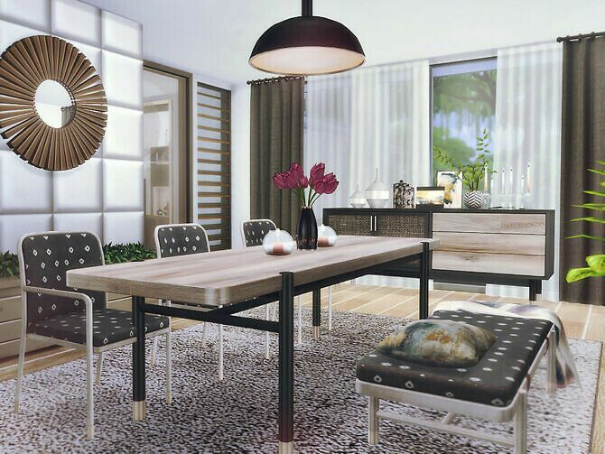Zana Dining Room By Rirann 2 sims 4 cc zana dining room by rirann 2