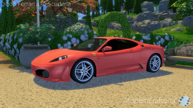 2008 Ferrari 430 Scuderia At Modern Crafter CC 1 2008 Ferrari 430 Scuderia At Modern Crafter CC Sims 4 CC