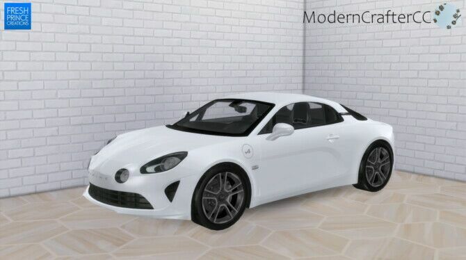 2018 Alpine A110 At Modern Crafter CC 1 2018 Alpine A110 At Modern Crafter CC Sims 4 CC
