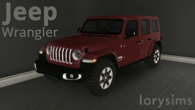 2018 Jeep Wrangler At Lorysims 1 2018 Jeep Wrangler At Lorysims Sims 4 CC