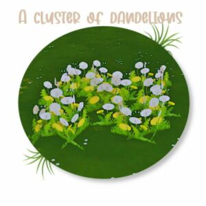 A Cluster Of Dandelions By Moonfeather Sims 4 CC