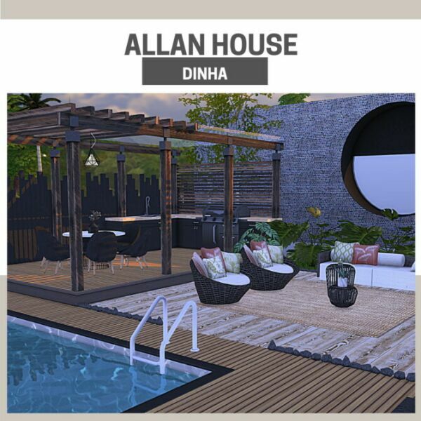 Allan House At Dinha Gamer 4 sims 4 cc allan house at dinha gamer 2