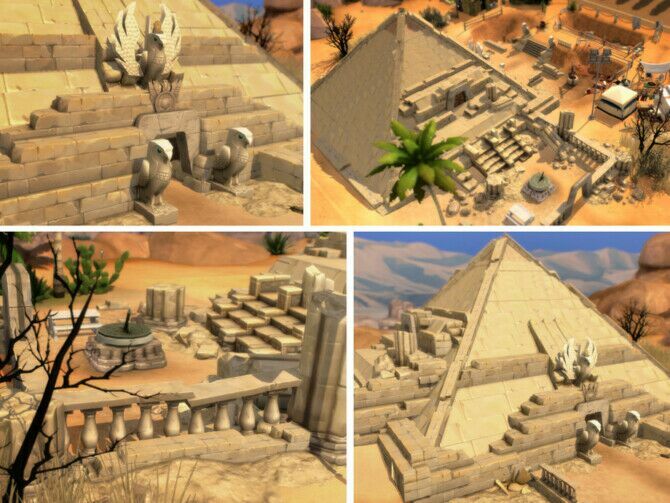Ancient Pyramid By Virtualfairytales 3 sims 4 cc ancient pyramid by virtualfairytales 2