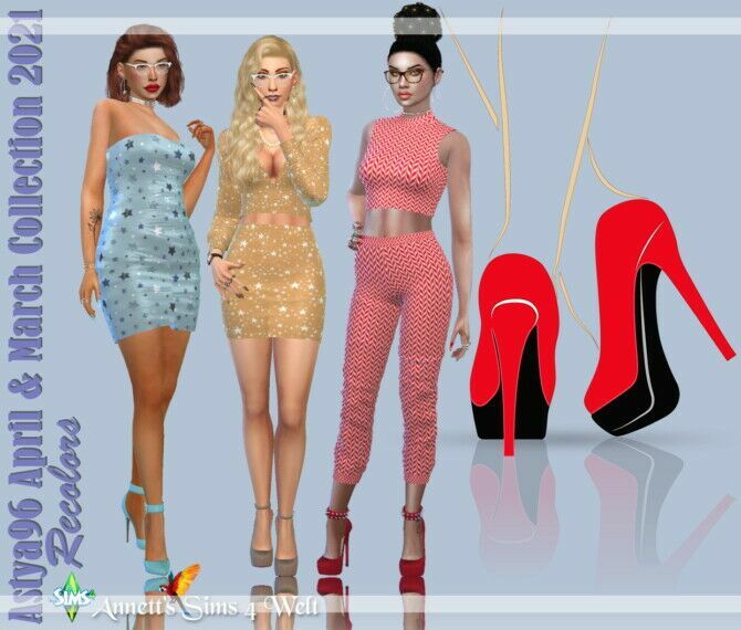 Astya96 April & March Collection 2021 Recolors At Annett’s Sims 4 Welt 1 Astya96 April & March Collection 2021 Recolors At Annett’s Sims 4 Welt Sims 4 CC