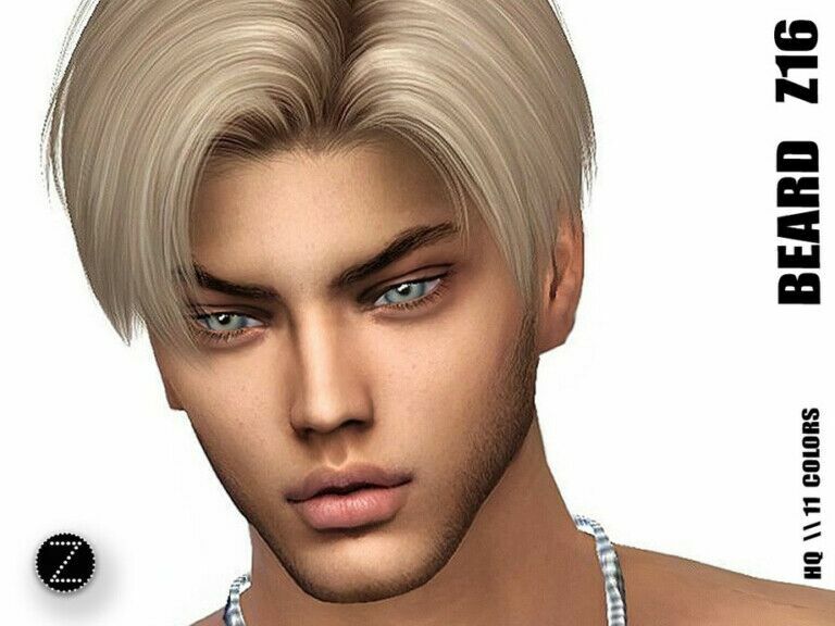 Beard Z16 By Zenx 1 Beard Z16 By Zenx Sims 4 CC