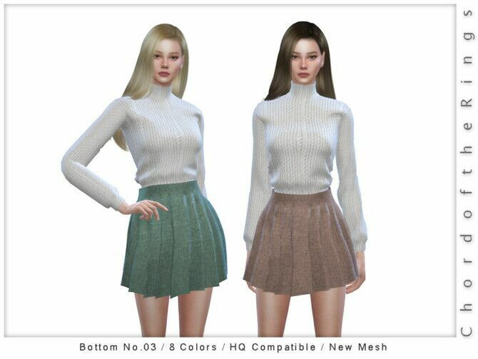 Bottom NO.03 By Chordoftherings 1 Bottom NO.03 By Chordoftherings Sims 4 CC