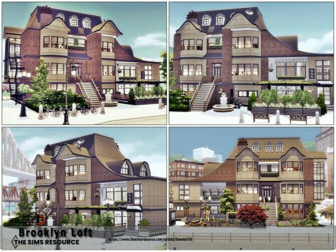 Brooklyn Loft By Danuta720 3 sims 4 cc brooklyn loft by danuta720 3
