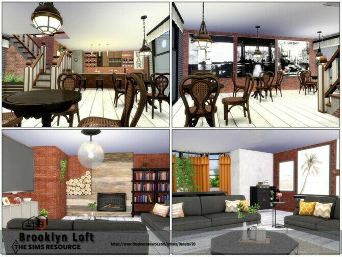Brooklyn Loft By Danuta720 4 sims 4 cc brooklyn loft by danuta720 4