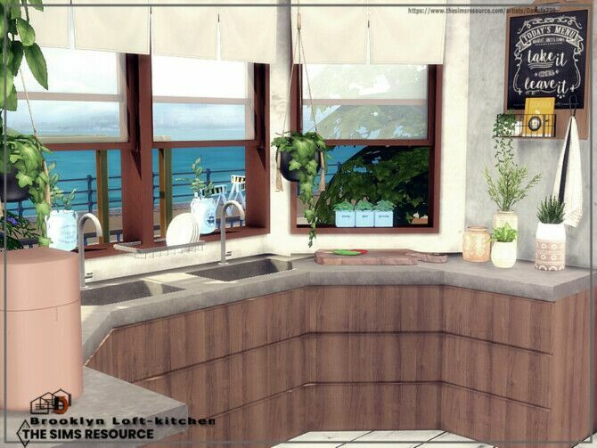 Brooklyn Loft-Kitchen By Danuta720 2 sims 4 cc brooklyn loft kitchen by danuta720 4