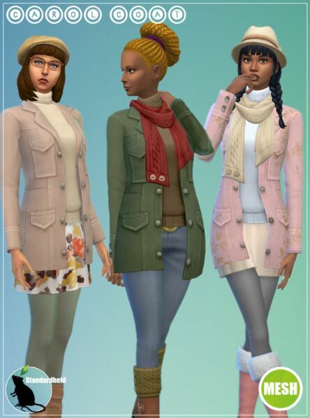 Carol Coats At Standardheld 1 Carol Coats At Standardheld Sims 4 CC
